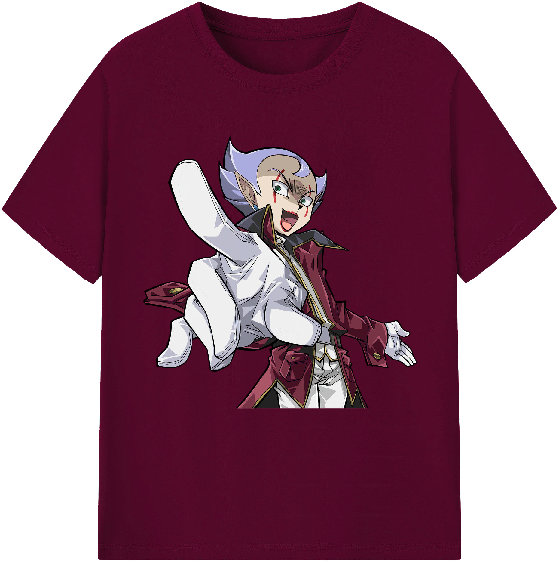 （画像用） 遊☆戯☆王 Yu-Gi-Oh! レディースカジュアルプリントTシャツ（綿100％）